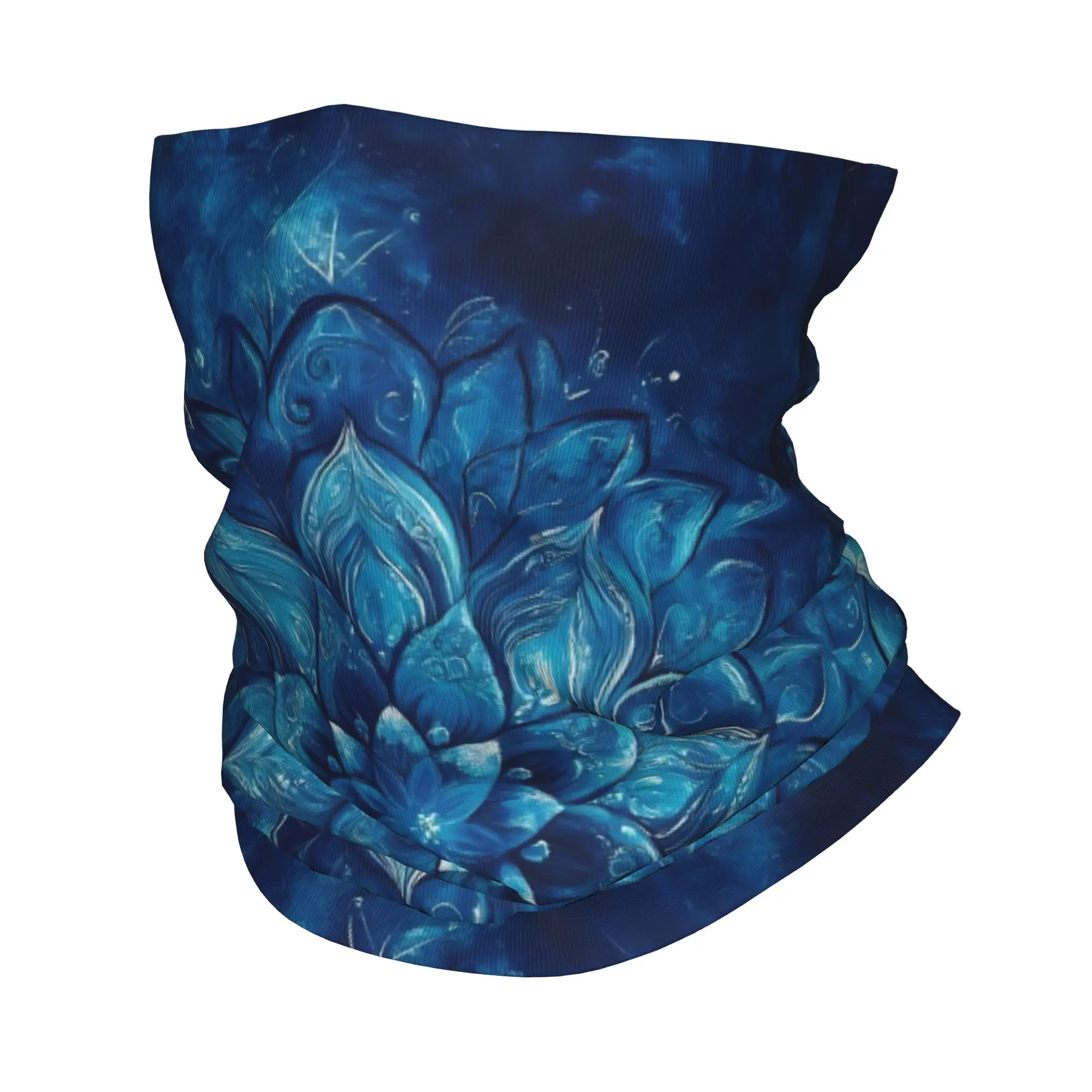 ماندالا باندانا الرقبة الجراب الأشعة فوق البنفسجية حماية الوجه وشاح غطاء الرجال الساحرة الزهور الملونة نمط الأزهار عقال أنبوب بالاكلافا