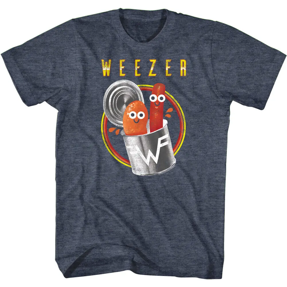 Weezer Pork Beans Men's T Shirt Sausage Red Album Alternative Rock Song Merch