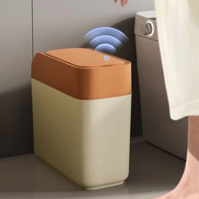 

Автоматическое мусорное ведро с датчиком, большой емкости, для дома, кухни, ванной, контейнер для пищевых отходов, с защитой от запаха