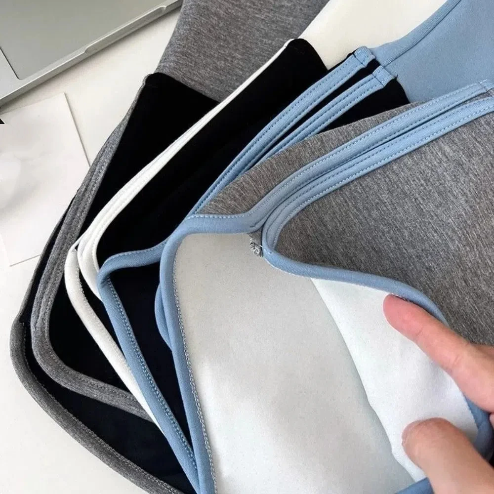 بسيطة حلوة عارضة الرياضة السراويل Sweatpants اللون حجب نحيل السراويل القصيرة عالية الخصر السراويل ضئيلة البسيطة الساخنة السراويل يوميا #3