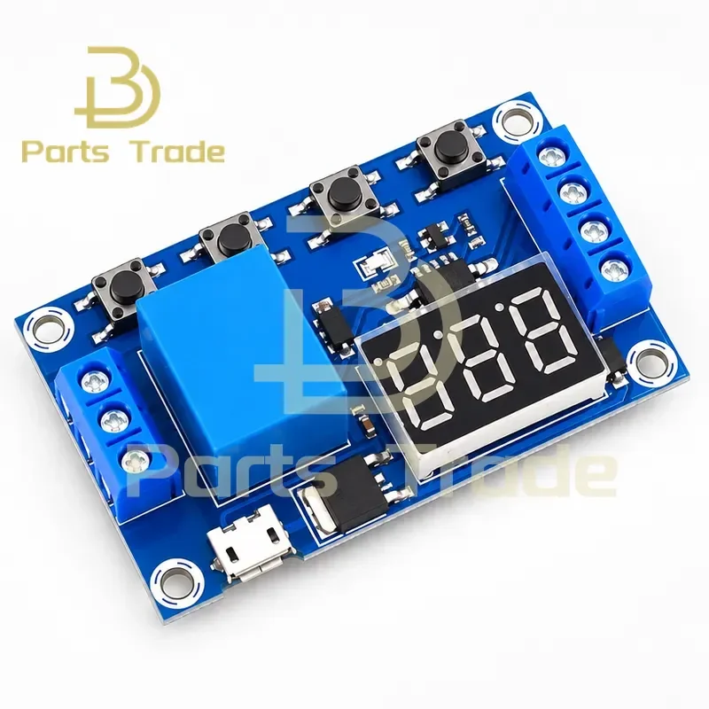 1 Way Delayed Power Off Trigger Cycle Timing Circuit 6 30V Switch Relay Delay Module Time