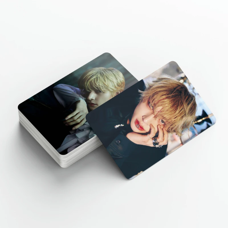 55Pcs/Set Kpop Group DARK BLOOD New Album Lomo E Photocards JUNGWON JAY Photo Cards