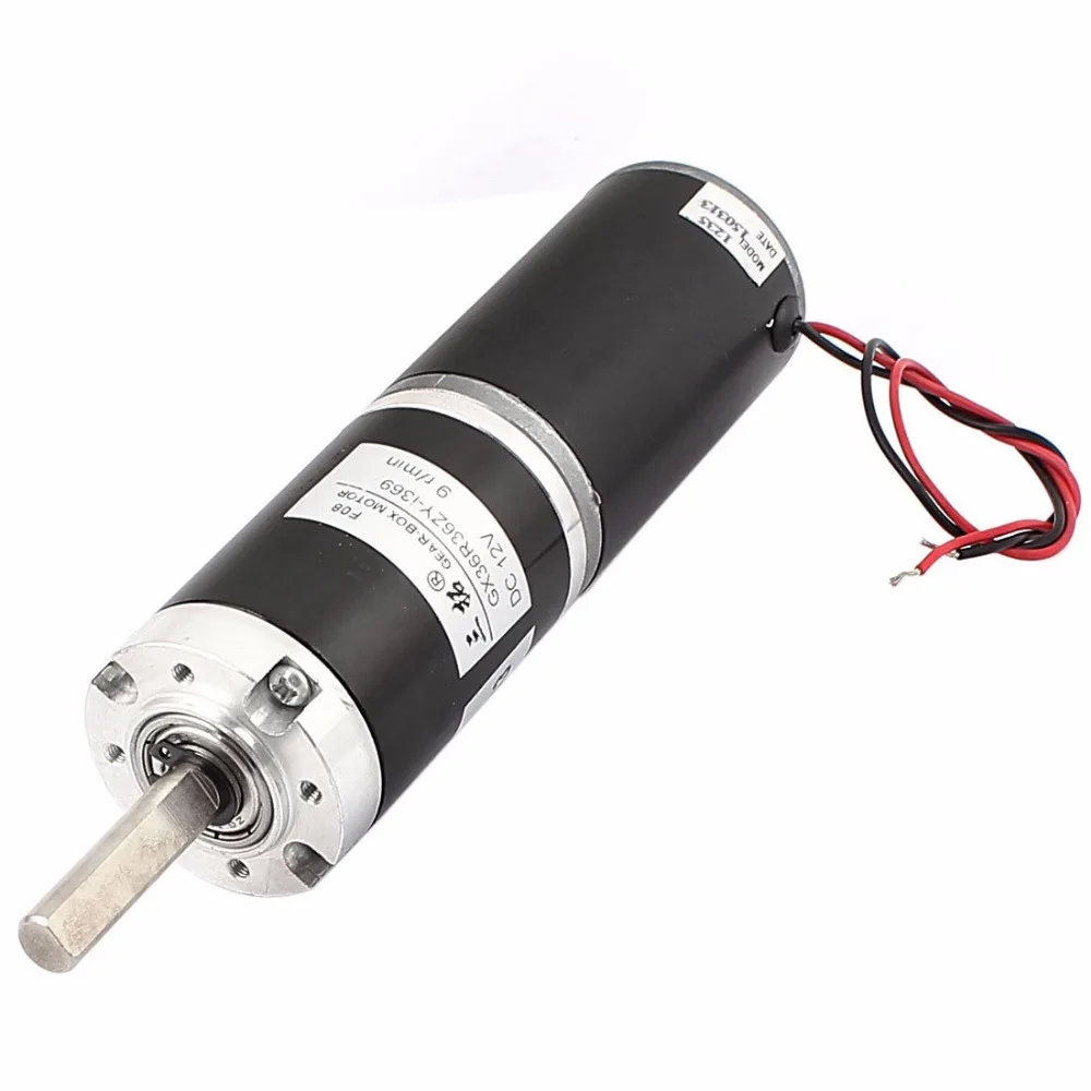 1Pc 36mm Diameter Planetary High Torque DC Gear Box Motor Speed Reducer 12V/24V