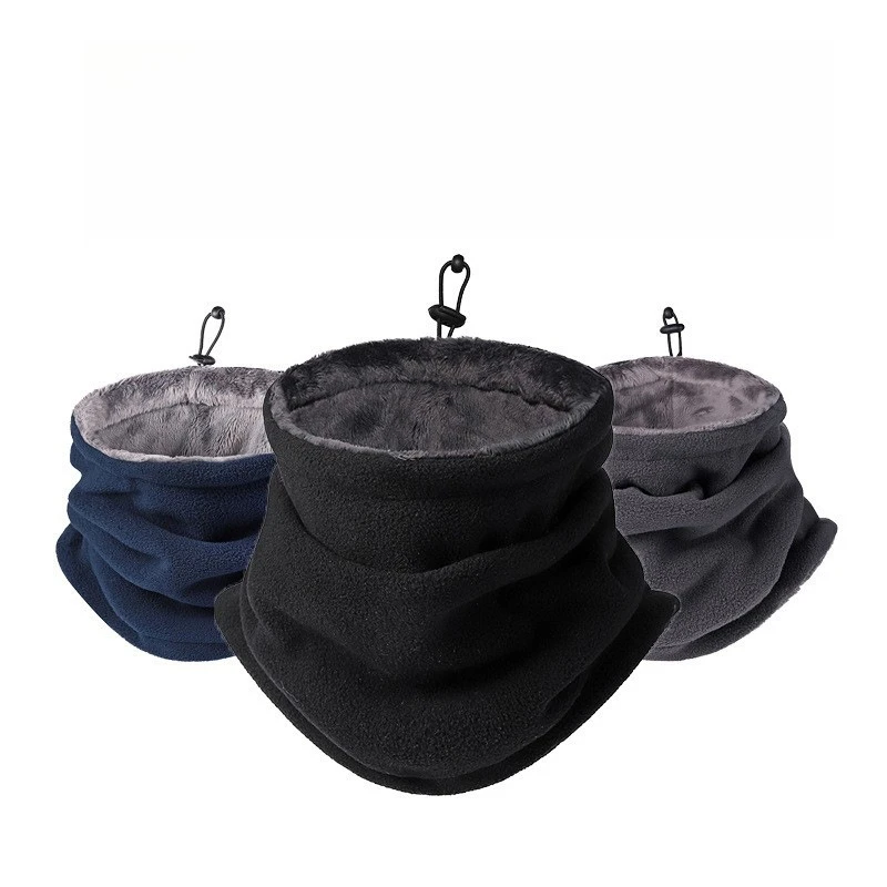 

Winter Outdoor Riding Mask Thickened Fleece Warm Scarf Windproof and Cold Mask Fleece Neck Cover Men