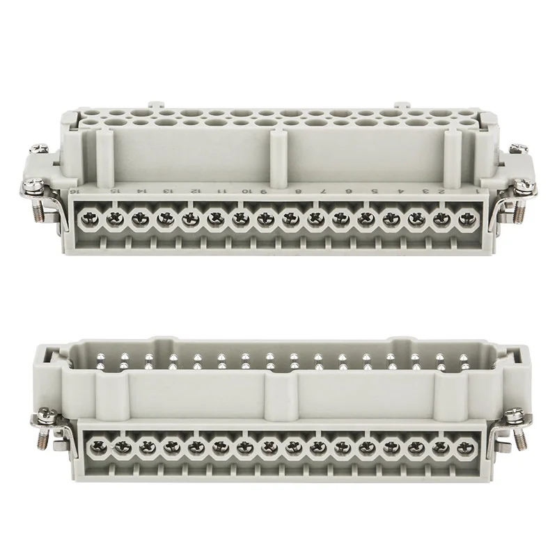 Heavy-duty connector HDC-HE-032 core single-row screw wiring rectangular aviation plug industrial connector 16A