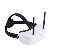FPV Goggles With 48CH Video Recording Dual Receiver Beginner Level For Drone Racing