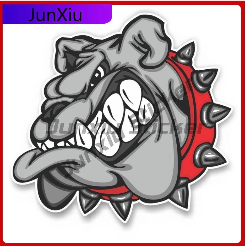 

Creative Ferocious Bulldog Sticker Die Cut Scratch-proof Exterior Decals Sticker Accessories Decoration For Bumper Laptops Cars