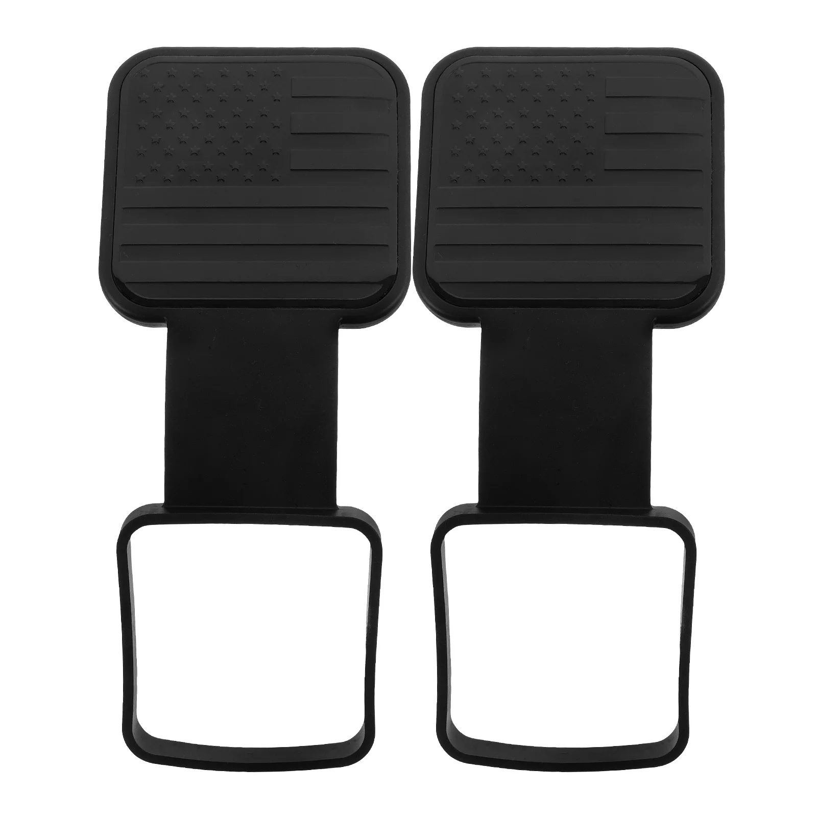 

Trailer Hitch Cover American Flag 2 Inch Rubber Protector Durable Wear Resistant Easy Install Receiver Accessory