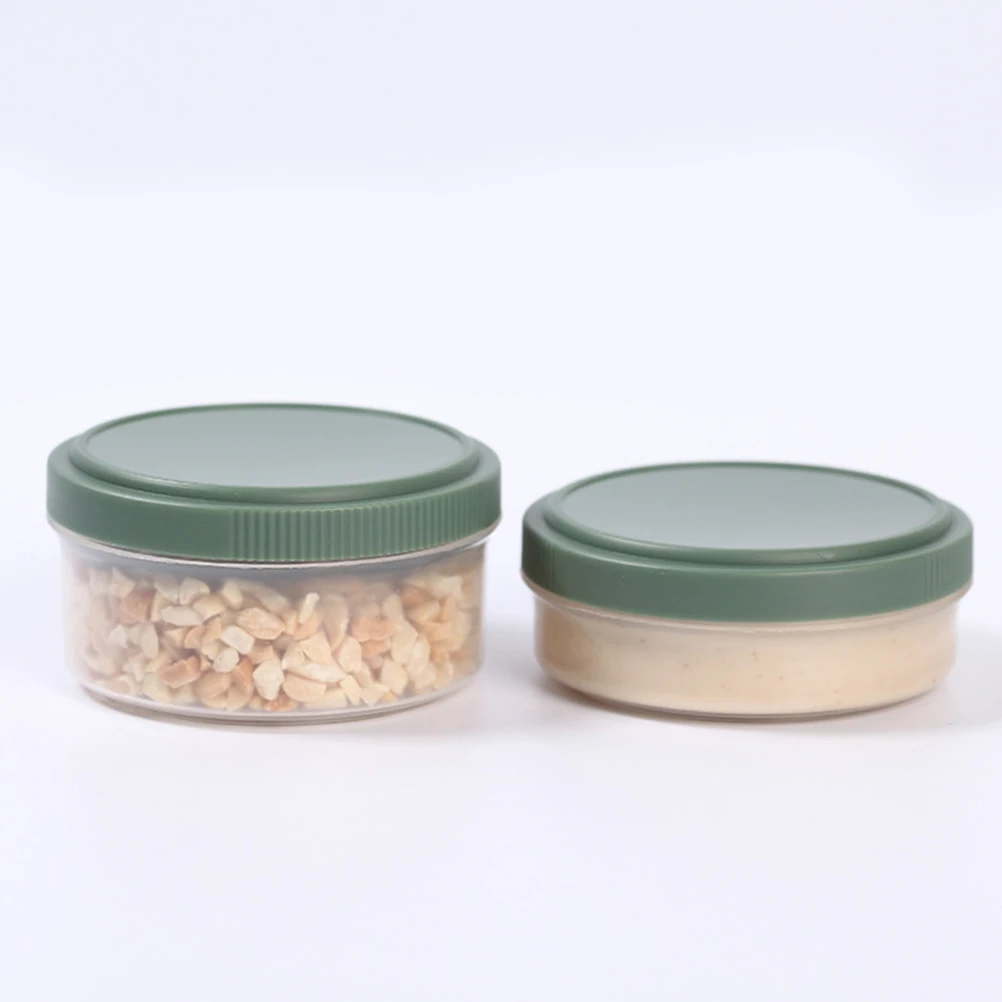 

6pcs Leakproof Containers Reusable Food Storage Sauce Dressing Travel Travel Size Containers Size Freezer Kitchen Bar