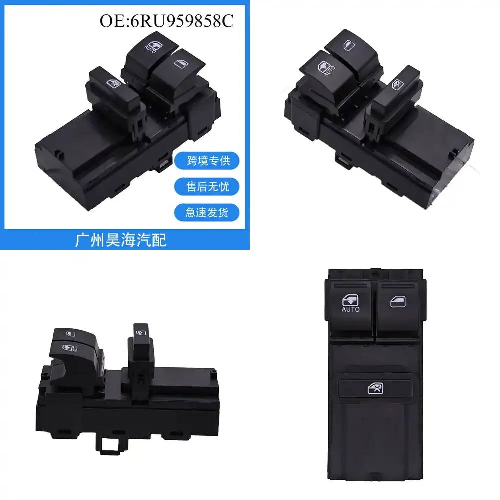 

6RU959858C Power Window Switch for Volkswagen Polo 2011 2012 2013 2014 2015 2016 2017 2018 2019 2020 2021 2022 Car Window