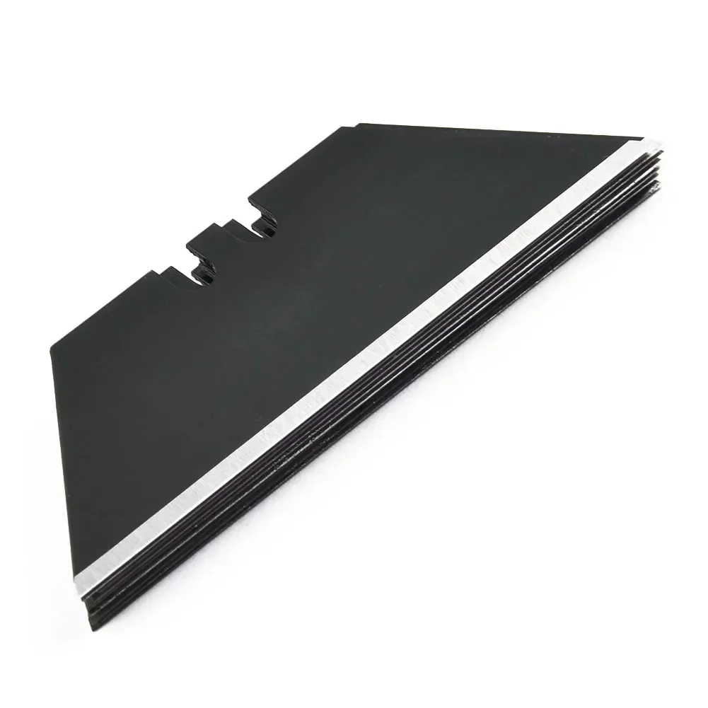 Replacement Blade Trapezoidal Blade Workshop Excellent Portable Superior 10Pcs/Set Replacement Blade Trapezoidal Blade
