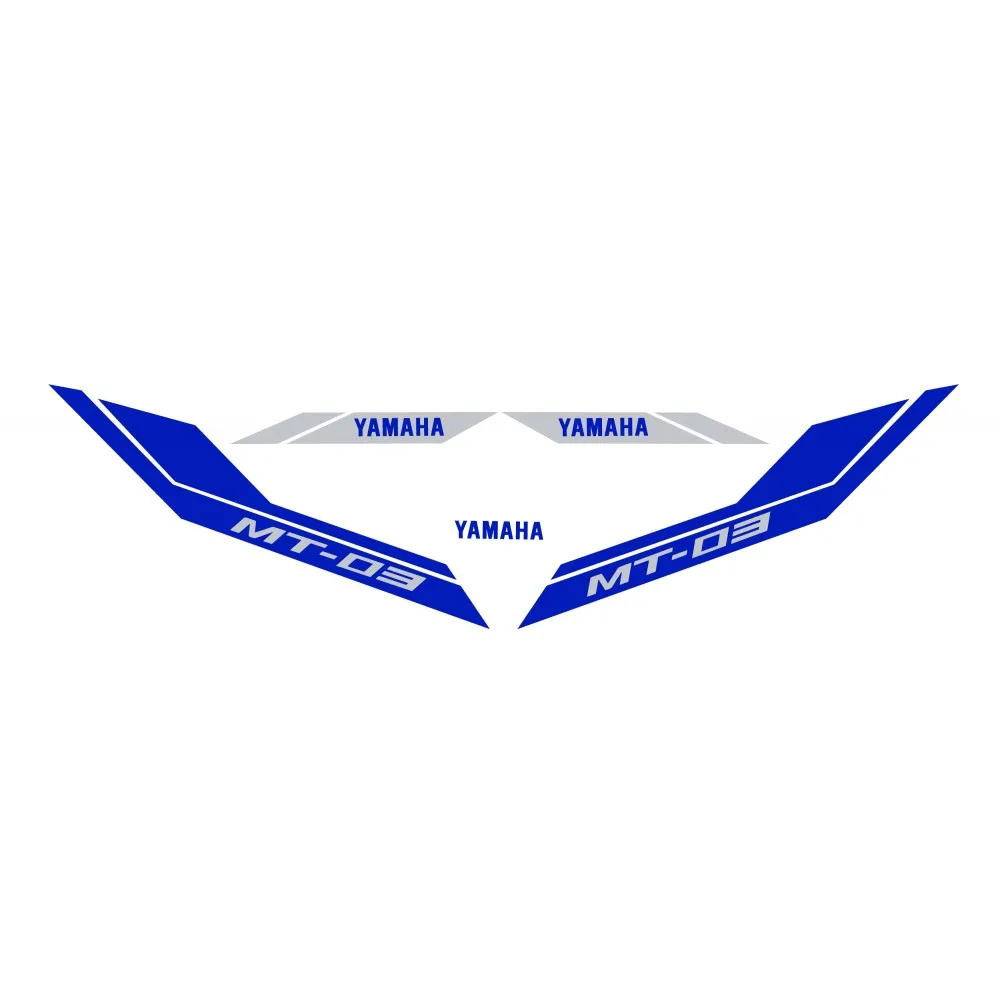 Road Motorbike compatible sticker kit Yamaha MT 03 2021 2022 Blue