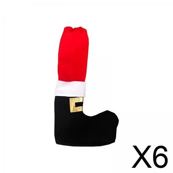 

Elastic Christmas Chair Leg Covers Floor Protectors Cloth Socks Furniture Slipcover Shoe Sleeve for Dining Table Holiday