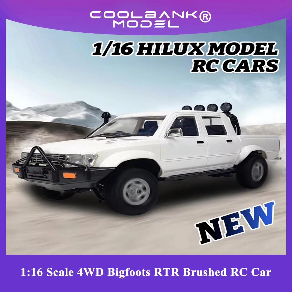 

NEW 1:16 Model WPL D62/64-1 RC Cars HILUX King of Pickup Truck Toys 2.4G Remote Control 2-4WD Drifting Off Road-vehicle Gift DIY