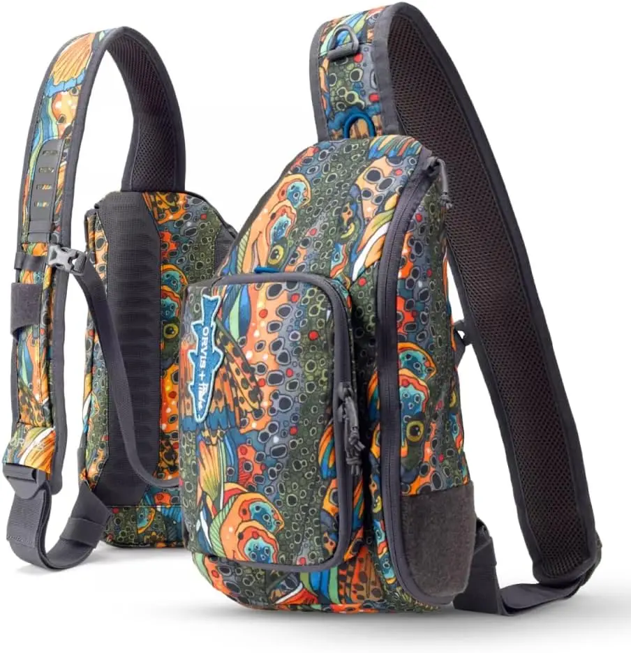 

Mini Fly Fishing Sling Pack 5L Recycled CORDURA Waterproof Shoulder Bag