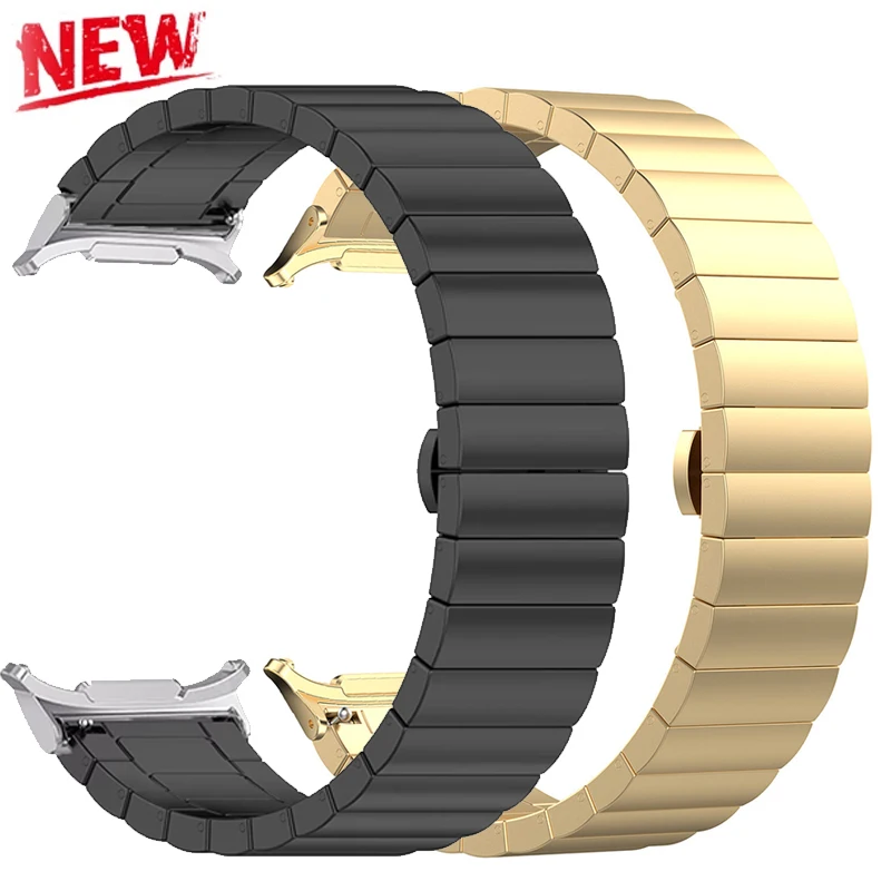 삼성 갤럭시 워치 7 울트라 47mm용 메탈 팔찌, 스테인리스 스틸 스트랩 손목 밴드, 삼성 워치 7 교체 가능한 밴드