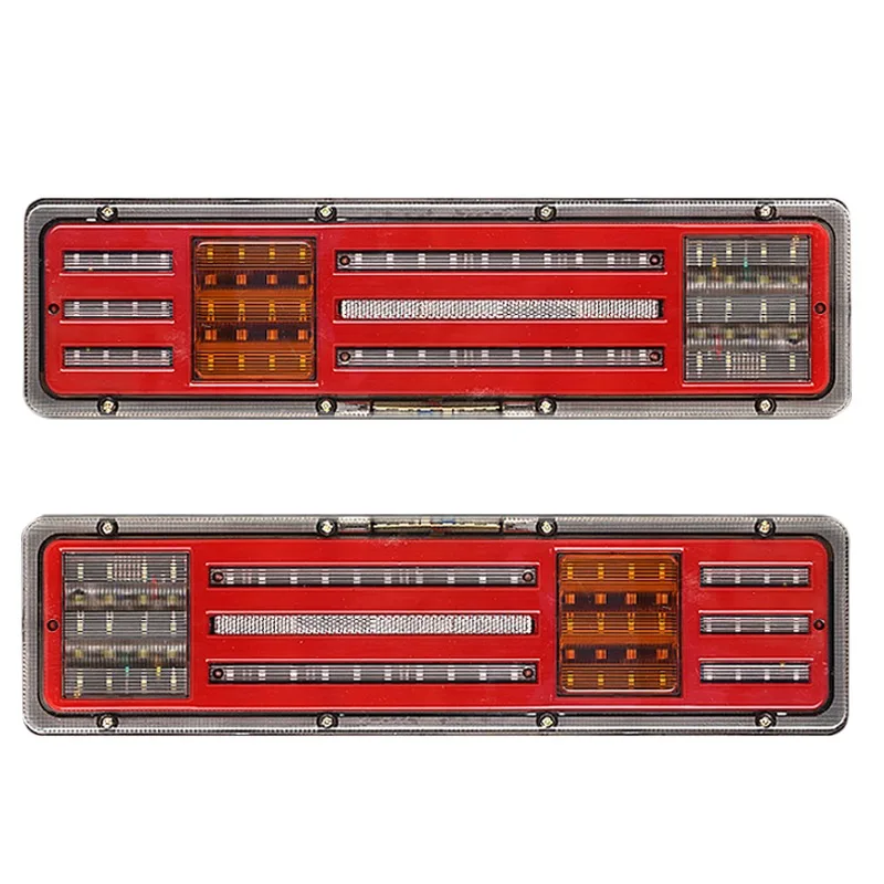 

2 шт., светодиодные задние фонари 24 В для грузового автомобиля