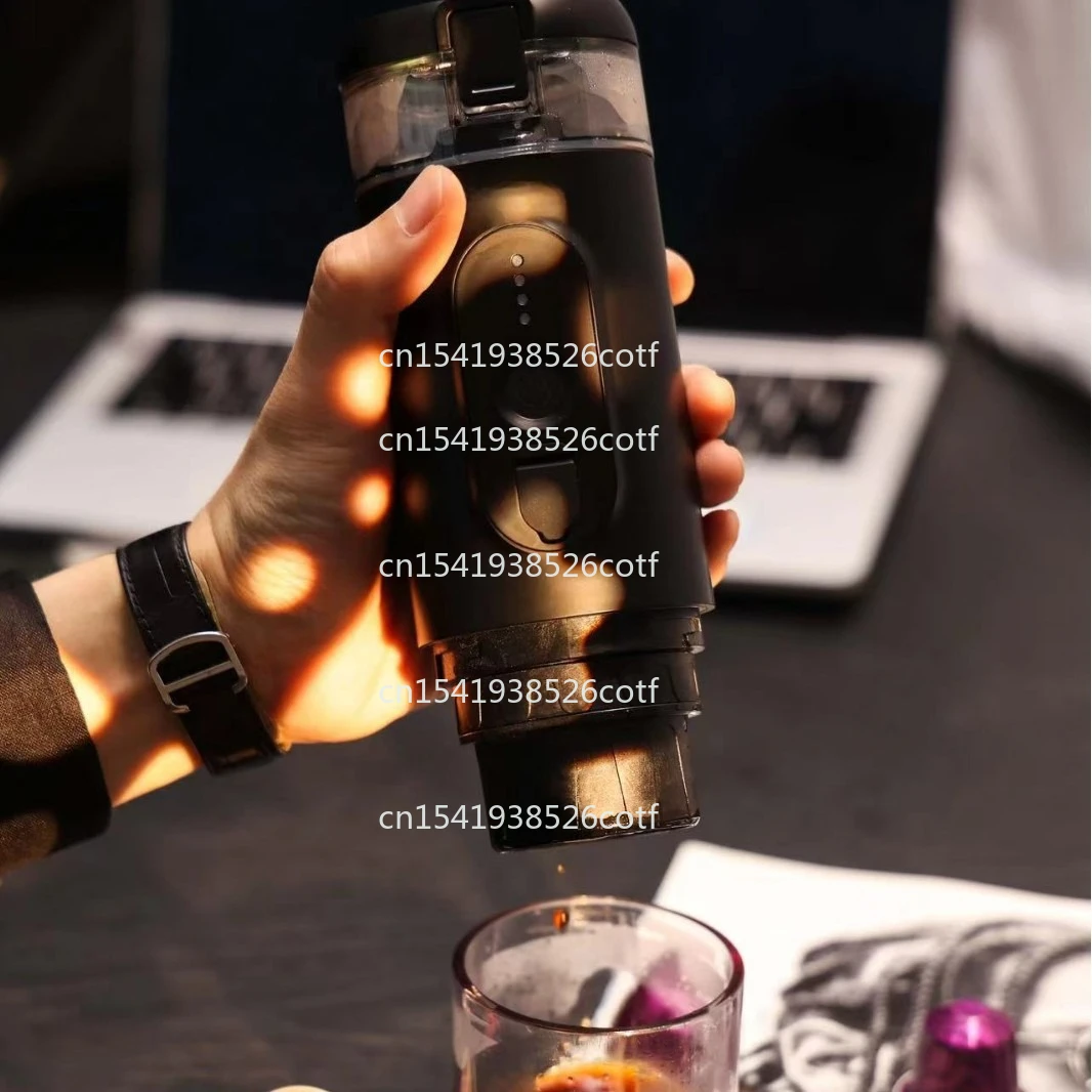 Wireless heating Italian coffee machine powder capsule charging convenient outdoor travel car home electric