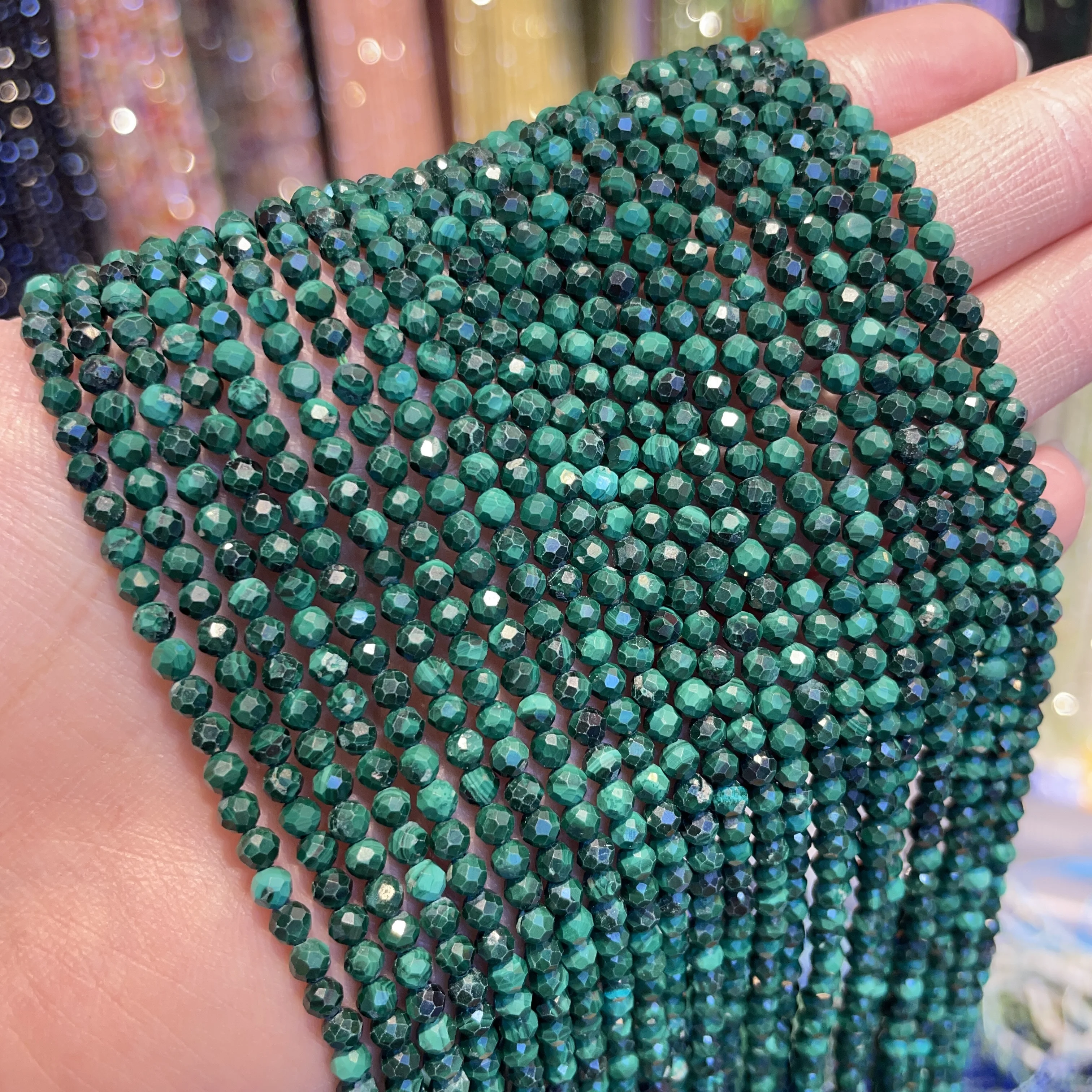 Groothandel 2/3/4 MM Natuurlijke Amethist Tijgeroog Granaat Mini Losse Kraal DIY heren en Damesmode Armband Ketting Sieraden