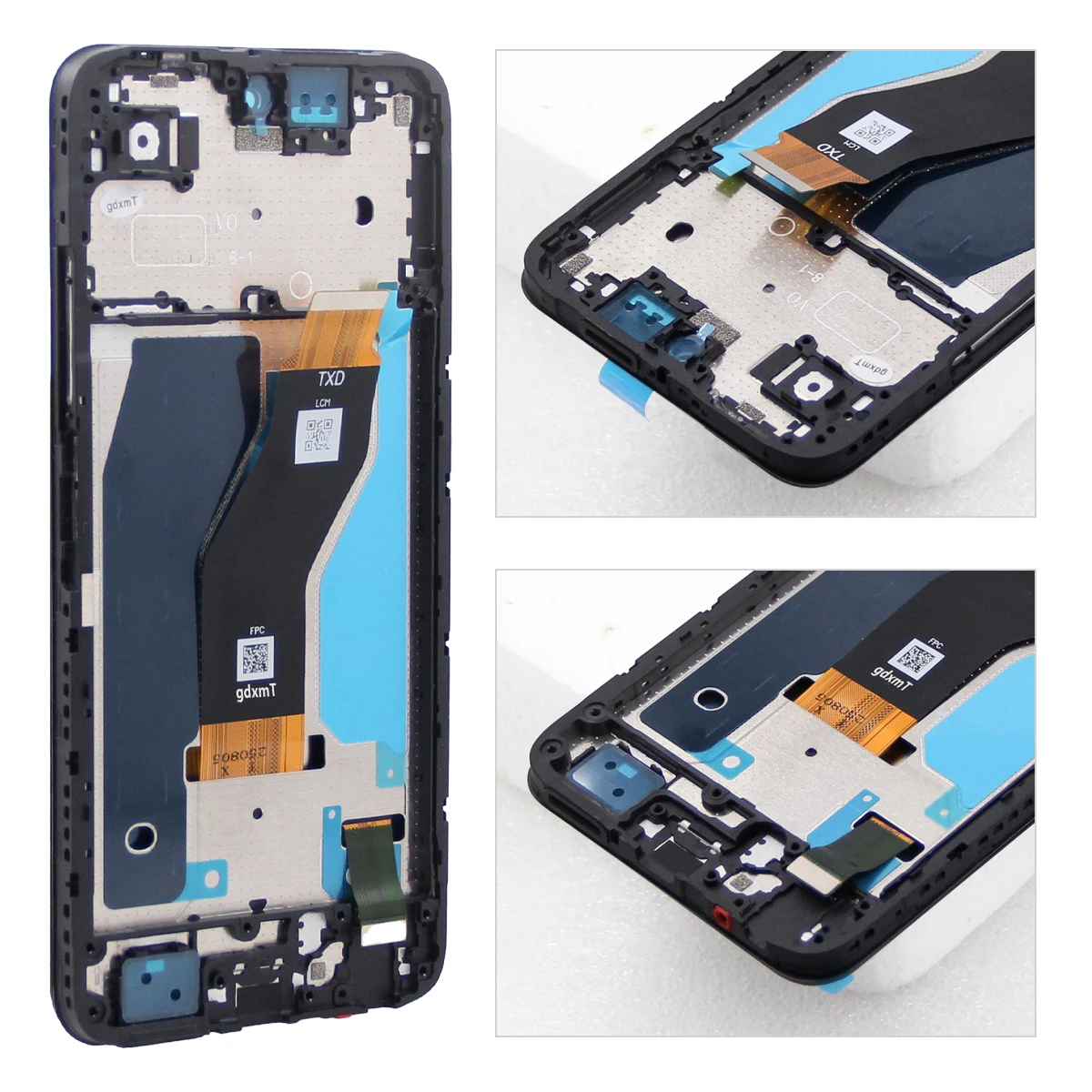 Tela LCD 40C para Tecno Spark 40C KM4k com Touch Screen e