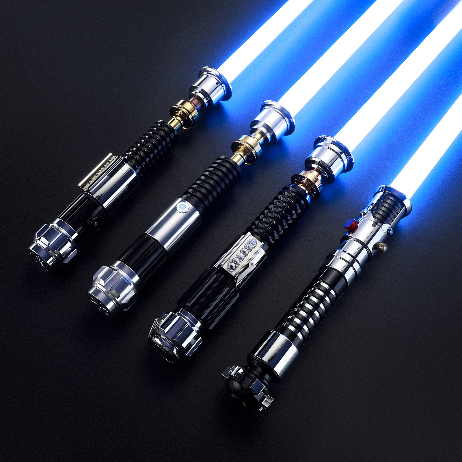 DamienSaber Obi-Wan Kenobi Lightsaber ، Xeno3.0 بكسل ، مبارزة ثقيلة ضوء صابر FOC ، قوة مقبض معدني ، أرجوحة سلسة مع بلوتوث