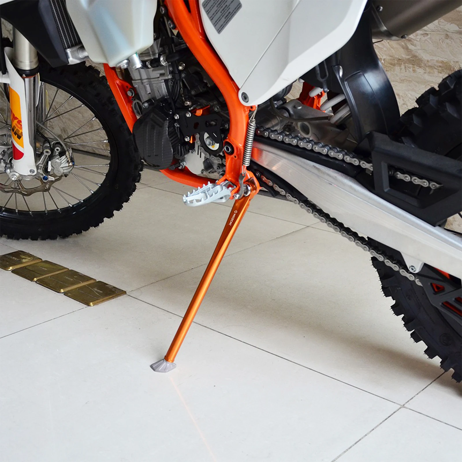 ل Husqvarna TE 300 FE 350 450 501 2014-2022 قليل مسنده حامل جانبي ل KTM EXC 300 EXC-F 350 XC XCF XCW TPI 2008-2022