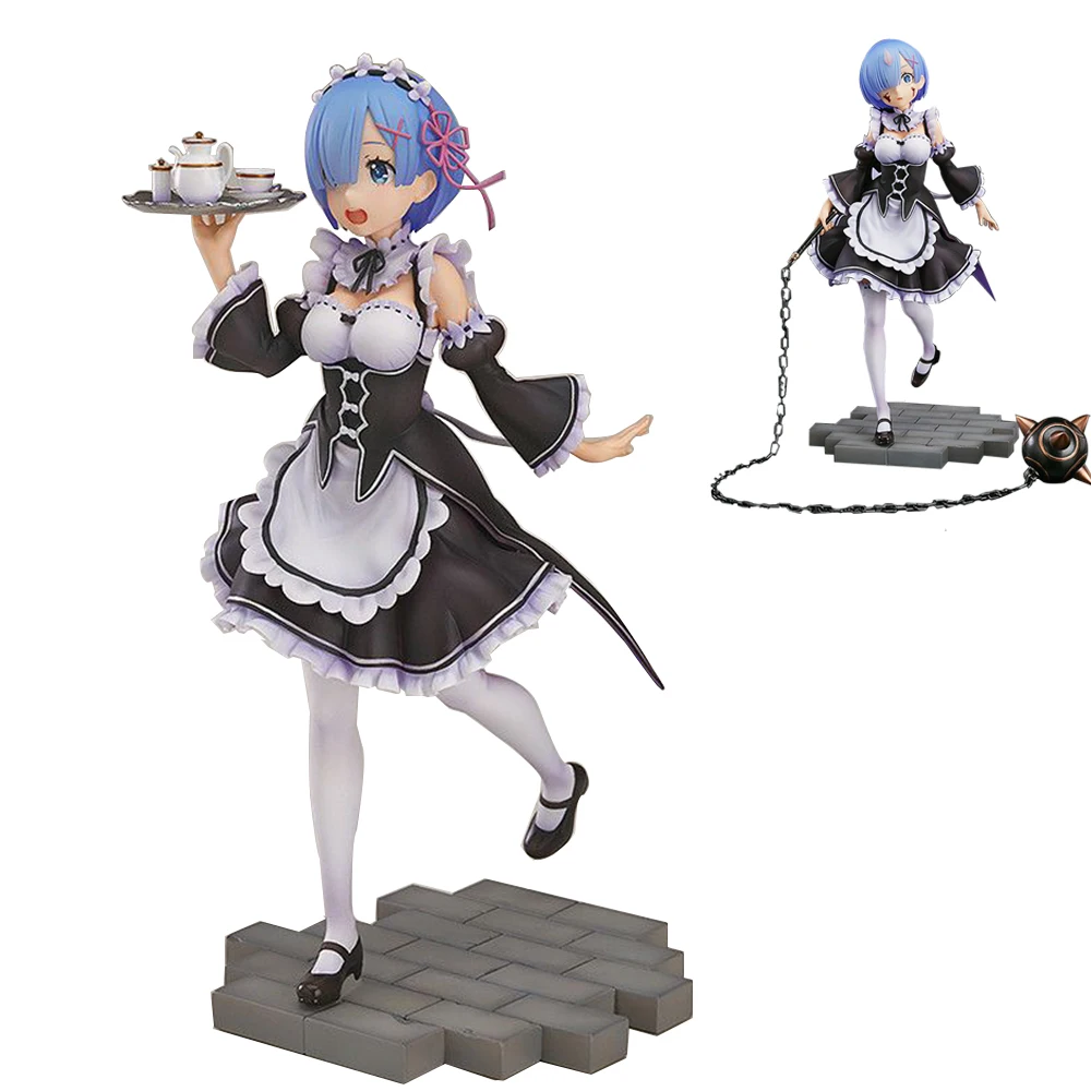 

Аниме Re:Zero фигурка Rem, фигурка, милая модель горничной, статуя, фигурка Rem, кукла Remu, коллекция, украшение для рабочего стола, орнамент, подарок