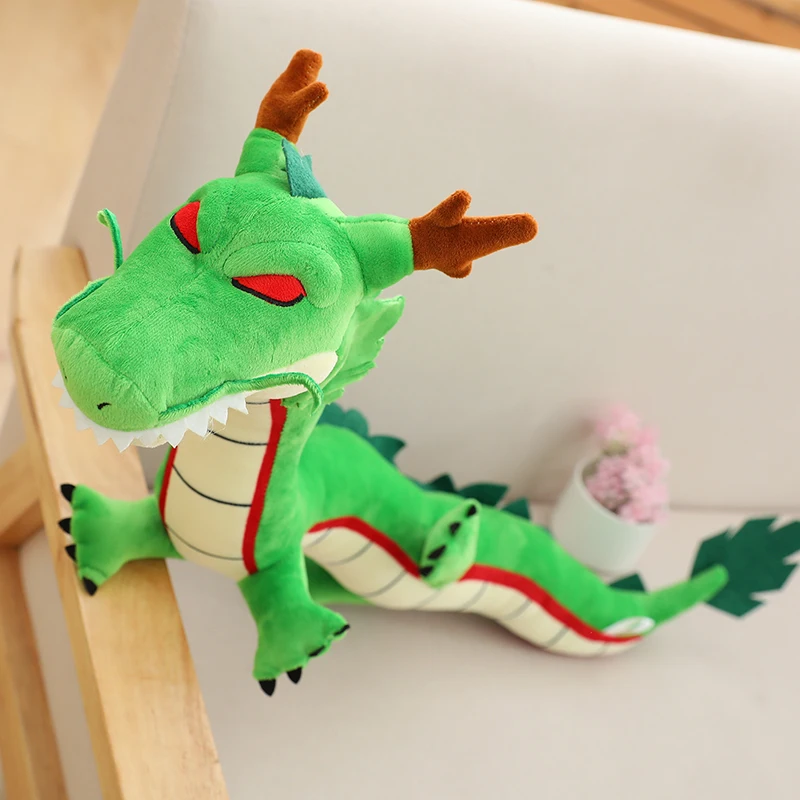 80/100cm Shenron Dragon Stuffed Anime Plush Toy Plushies Earth Dragon Doll Home Decor Cosplay Props Christmas Gift