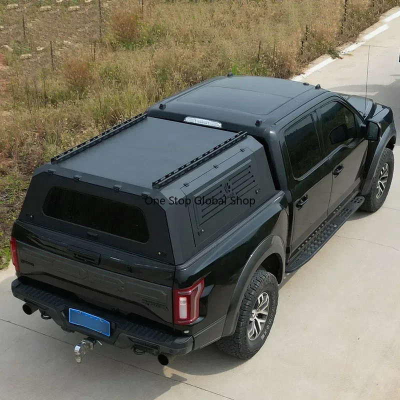

Factory 150 Truck Camper Aluminium Canopy 4X4 Hulix Pickupk Truck Hardtop Canopy Ranger for Raptor Tacoma Tundra Dodge Ram