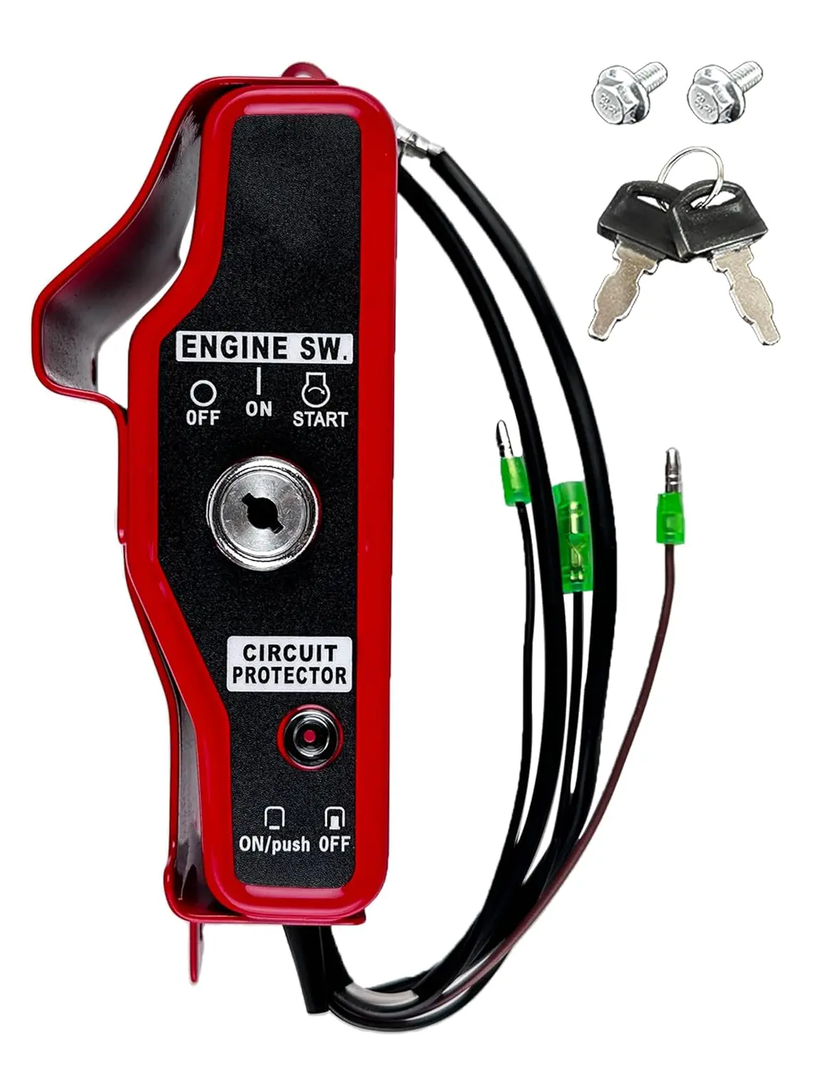Key Switch Box for Honda GX240 GX270 Gx340 GX390 | Ignition Starter Control Box for Honda 8HP 9HP 11HP 13HP, Clones 240cc-420cc w/Keys