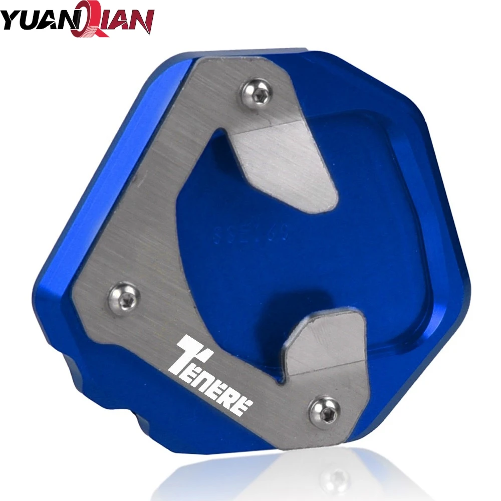 オートバイアクセサリー 2024 2023 テネレ700/ラリー/ワールドレイド サイドスタンド拡張プレート ヤマハ テネレ700用