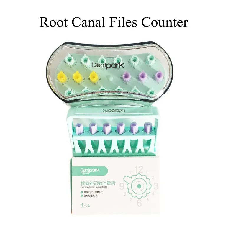 

Dental Root Canal File Counter Safety Memory Disc Autoclave Endo Green Disinfection Box Dentistry Lab Tools