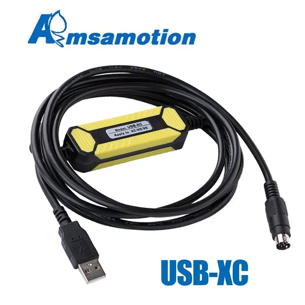 

USB-XC Подходит Xinje XC1 XC2 XC3 XC5 XD XE Кабель для программирования ПЛК Поддержка USB-кабеля связи WIN7