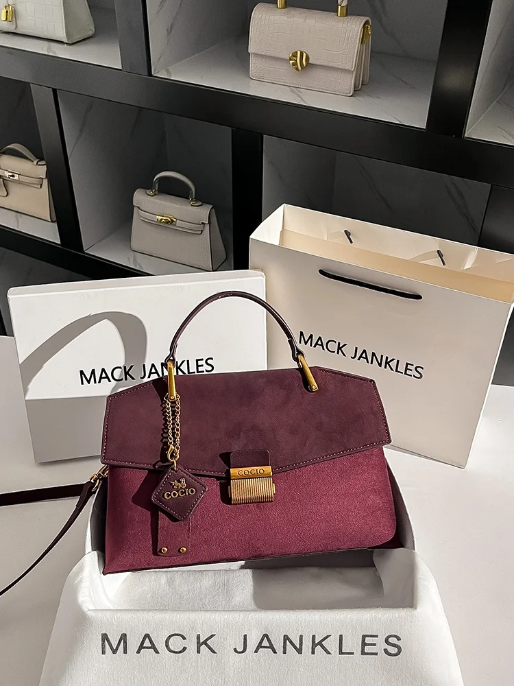 

Сумка-тоут Ma Jankles из матовой кожи класса люкс, красная, для свадьбы, женская сумка через плечо, городская сумка на молнии