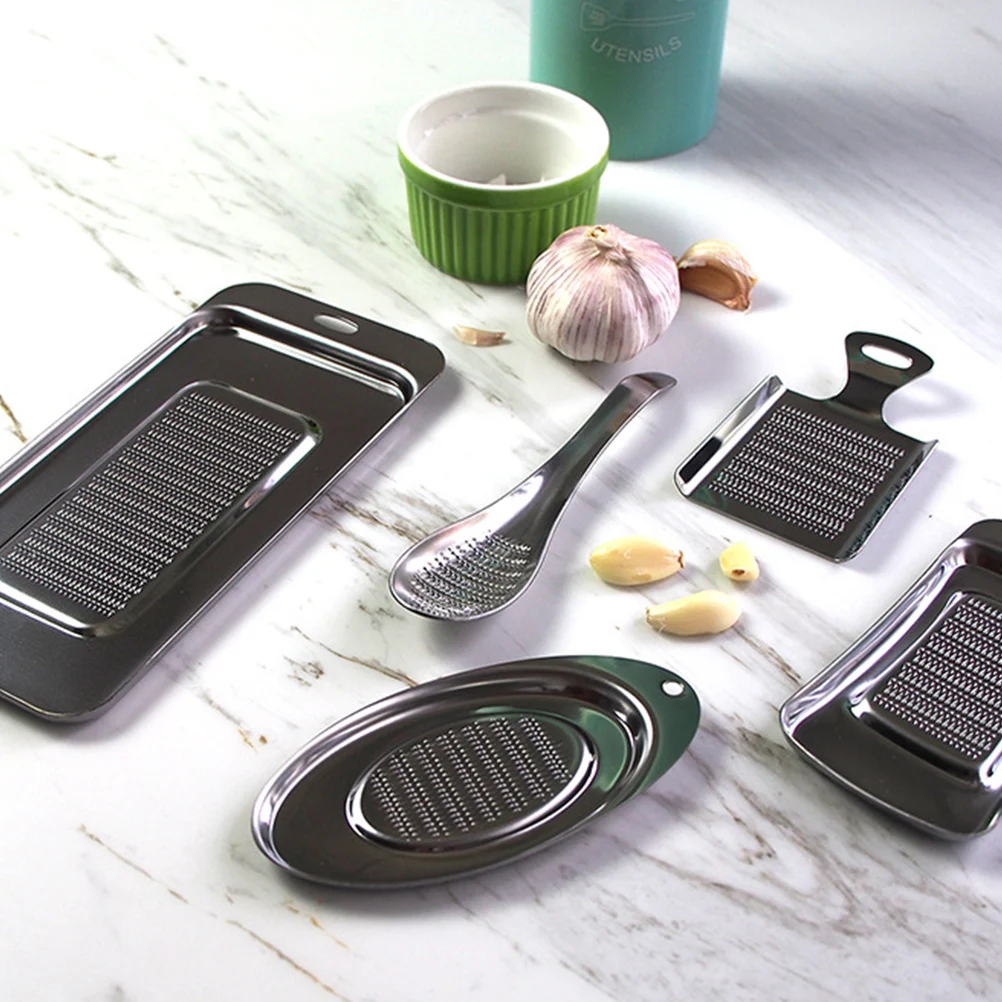 1PC Thickened Stainless Steel Multi Purpose Grater for Ginger Garlic Wasabi and Cheese Not Easily Deformed Kitchen Tool