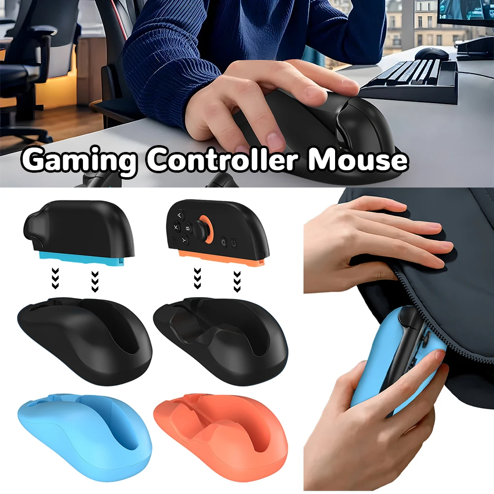2Pcs Mouse Grip For Nintendo Switch 2 Game Accessories Joy Con Left Right Controller Joycon 2Desktop Ergonomic Mouse Mode Holder