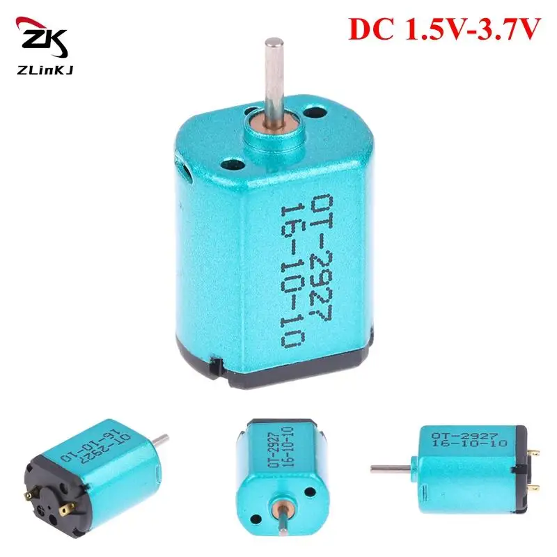 1Pcs DC Motor 1.5V-3.7V 52000RPM Micro Mini Electric 030-2927 Motor Mute Mini Engine for Electronic Lock 4WD Car Boat Hobby Toys