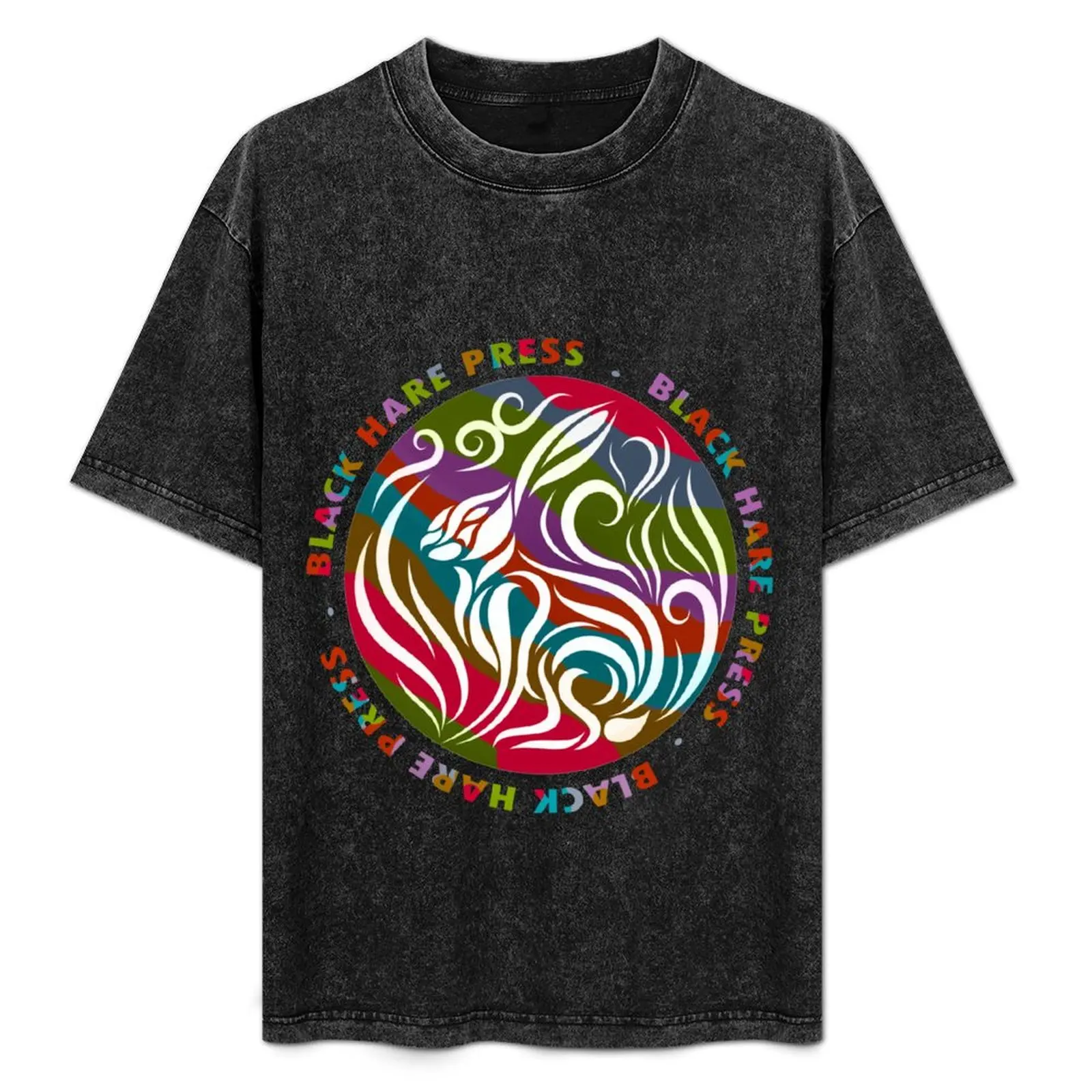 

Black Hare Press Coloured Logo T-Shirt tshirts personalised anime clothes mens graphic t-shirts pack