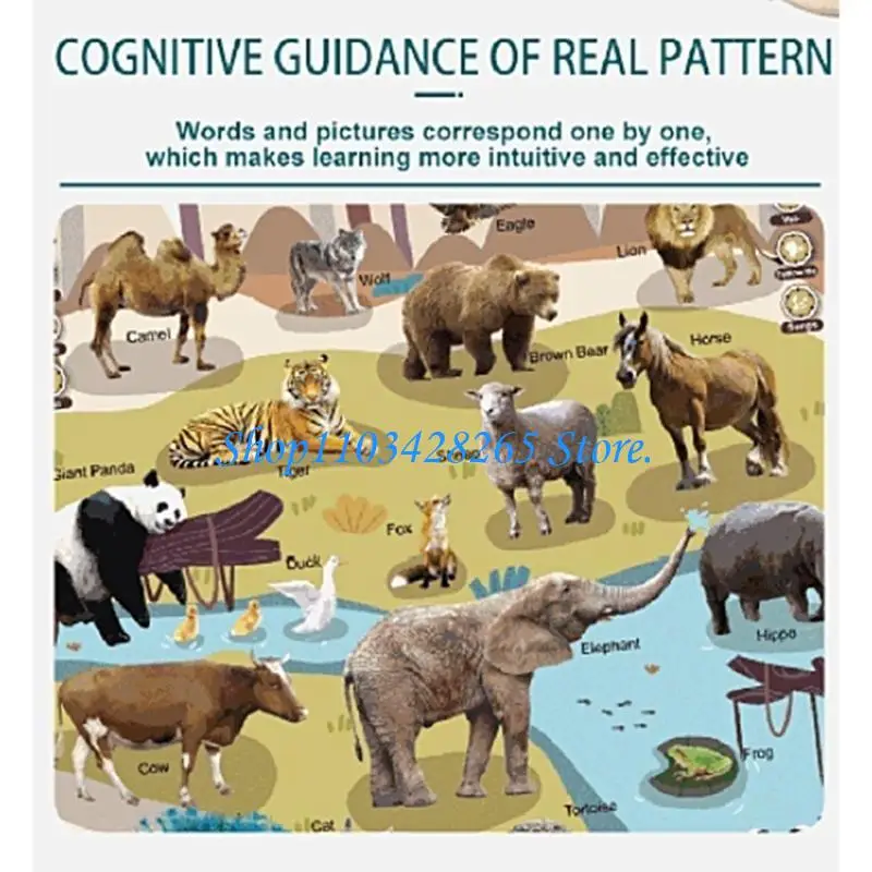 Interaktive Wandtafelspielzeug für Kleinkind -Kogntive -Fähigkeiten Bildungs- und Lernspielzeug Verbesserung der Kenntnisse für