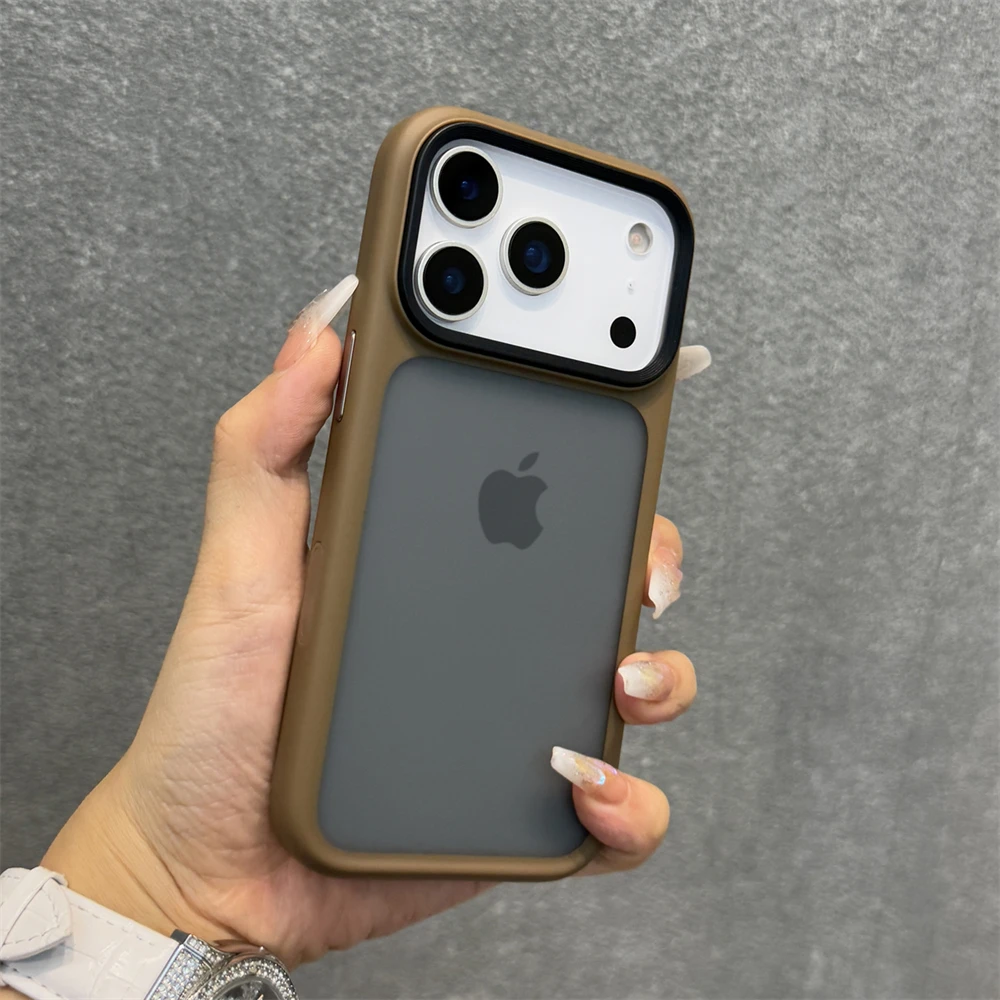 مع كاميرا زر التحكم جراب هاتف آيفون 17 برو ماكس 17 الهواء سليم رقيقة جدا ماتي شفافة PC غطاء مقاوم للصدمات #2