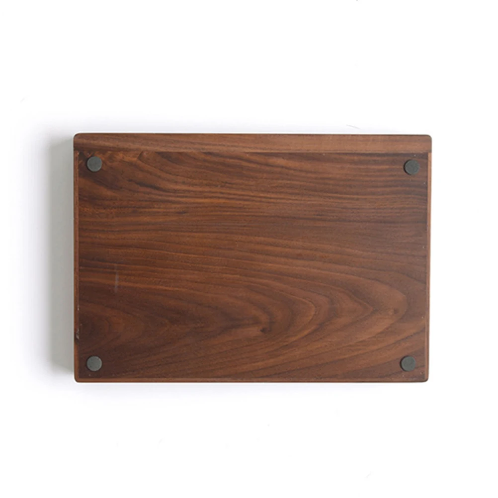 

Black Walnut Cutlery Storage Box Drawer Type Waterproof Corrosion Resistant Tableware Organizer Tray Partition Design