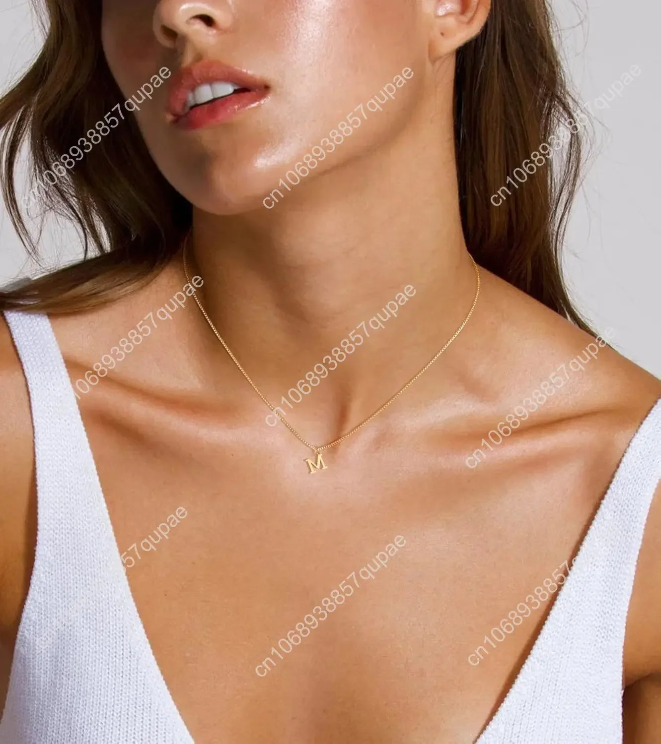 Foxgirl ทองสร้อยคอสร้อยคอสร้อยคอสร้อยคอสร้อยคอสร้อยคอสร้อยคอสร้อยคอสร้อยคอสร้อยคอสร้อยคอสร้อยคอสร้อยคอสร้อยคอสร้อยคอผู้หญิง Dainty Gold Letter สร้อยคอ Tiny A-Z จี้ Choker สร้อยคออินเทรนด์น่ารักส่วนบุคคล