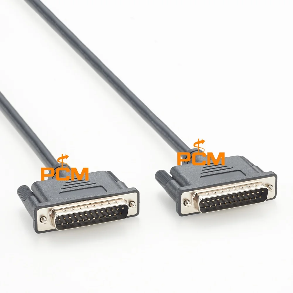 DB25 25-poliges Abgeschirmtes Stecker-zu-Stecker-Kabel Kompatibel mit Advantech PCL-10125 PLC Industrielles Datenerfassungs-I/O-Kabel – Detail 2