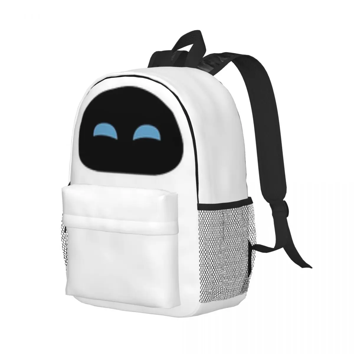 Eve Eyes + Logo Mochila para meninas e meninos, mochila escolar de grande capacidade do estudante, 15 Polegada