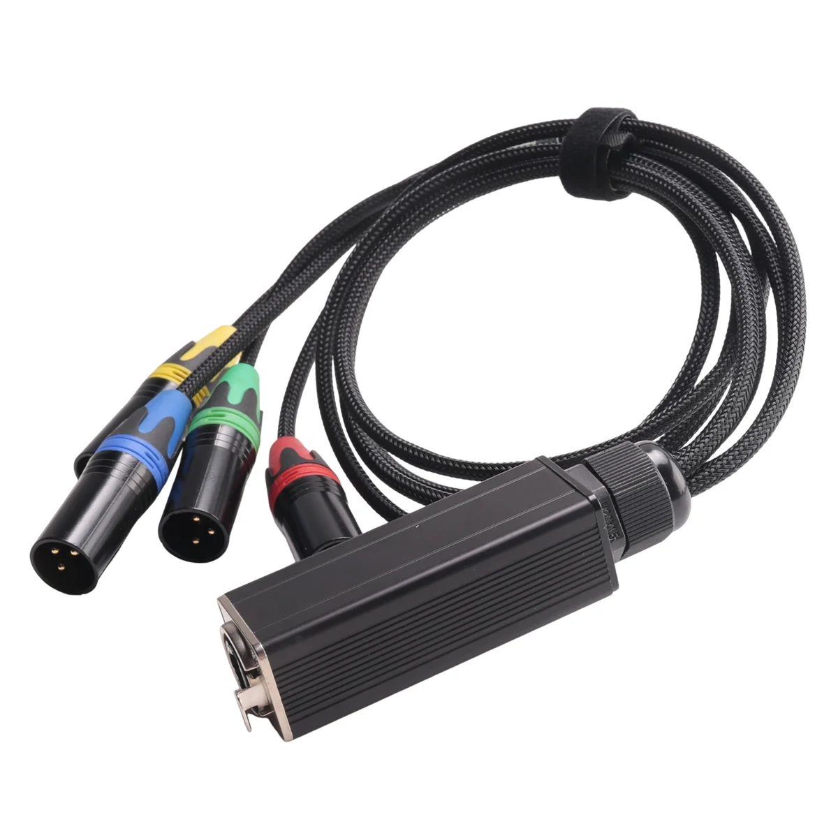 RISE 1 زوج XLR 4-قناة 3-Pin متعدد شبكة المرحلة والاستوديو اتصال، XLR كابل الذكور والإناث مرحلة الصوت RJ45