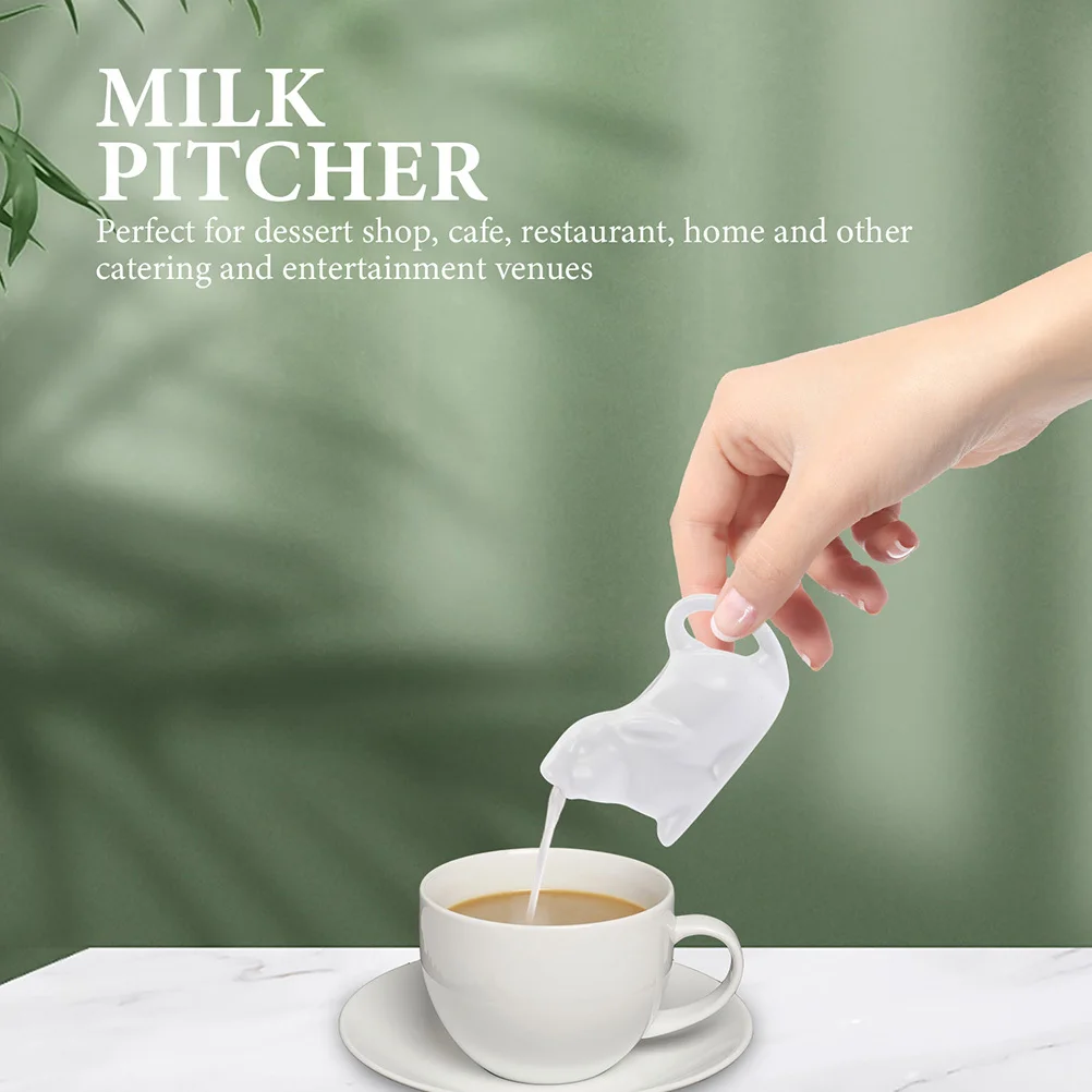 

2Pcs Ceramic Rabbit Milk Pitcher Unique Design for Salad Dressings Hot Contents Kitchen Essentials Ceramic Jugs