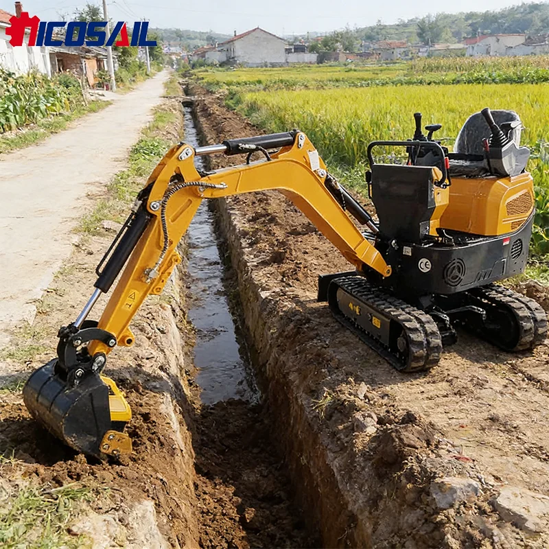 Mini Excavator 1.2-Ton 1.5-Ton And 1.8-Ton Customized Made In China  Engine Factory Direct Sales Cheap Durable & Reliable