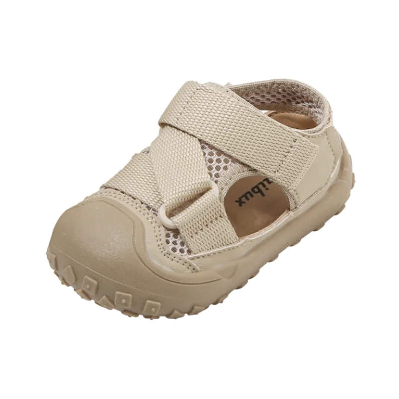 أحذية أطفال صيفية جديدة لعام 2025 صنادل للأولاد بنعل ناعم شبكي قابلة للتنفس بمقدمة مغلقة مانعة للانزلاق صنادل عصرية للفتيات الصغيرات EU 15-26 #5