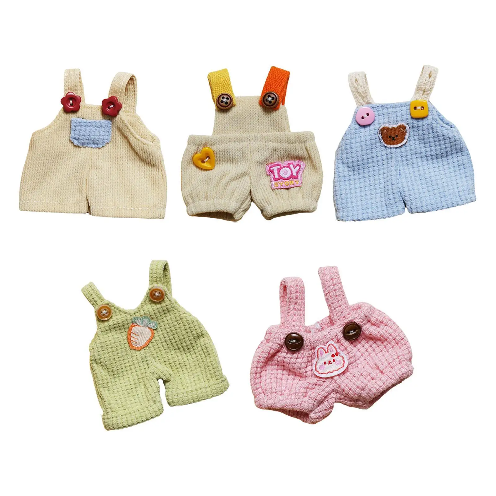 

Cute Doll Bodysuit Doll Clothing Soft Scene Photo Prop DIY Supplies Pretend Play