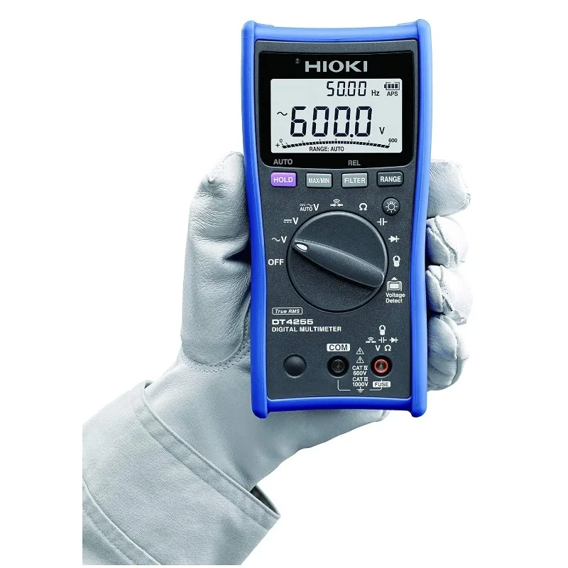 1pc New HIOKI DT4255 In Stock TRMS 1000V Fuse Shutter Protection LPF Cap Freq CAT IV 600V 6000ct Digital Multimeter Original Box